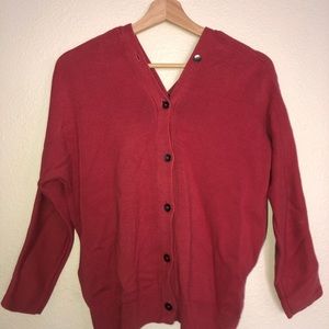 Watermelon red sweater from Kate Spade